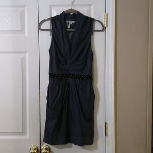 BCBGeneration denim dress Sz 4 NWOT